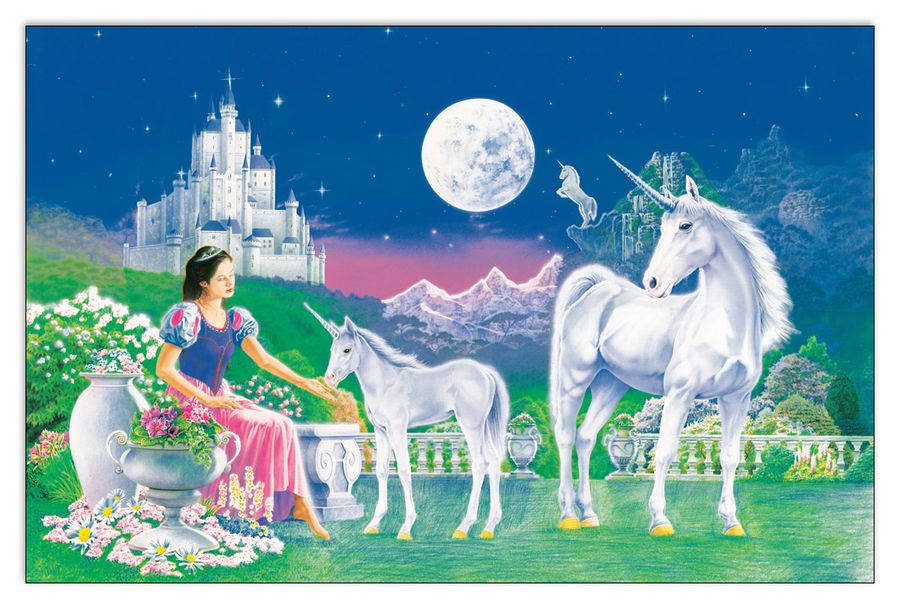 Robin Koni - Unicorn Princess, Decorative MDF Panel (175x115cm)