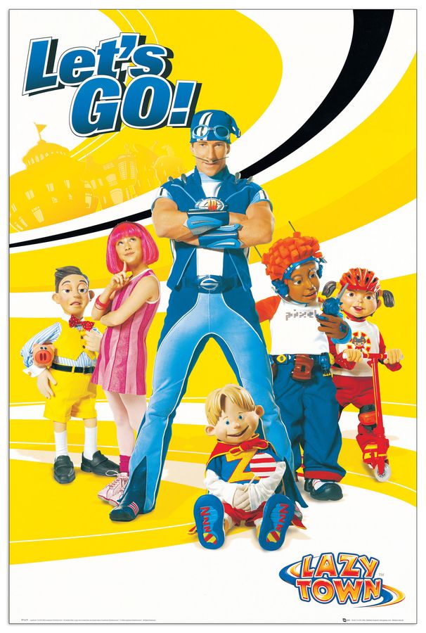 Lazy Town - Lazy Town, Decorative MDF Panel (60x90cm)