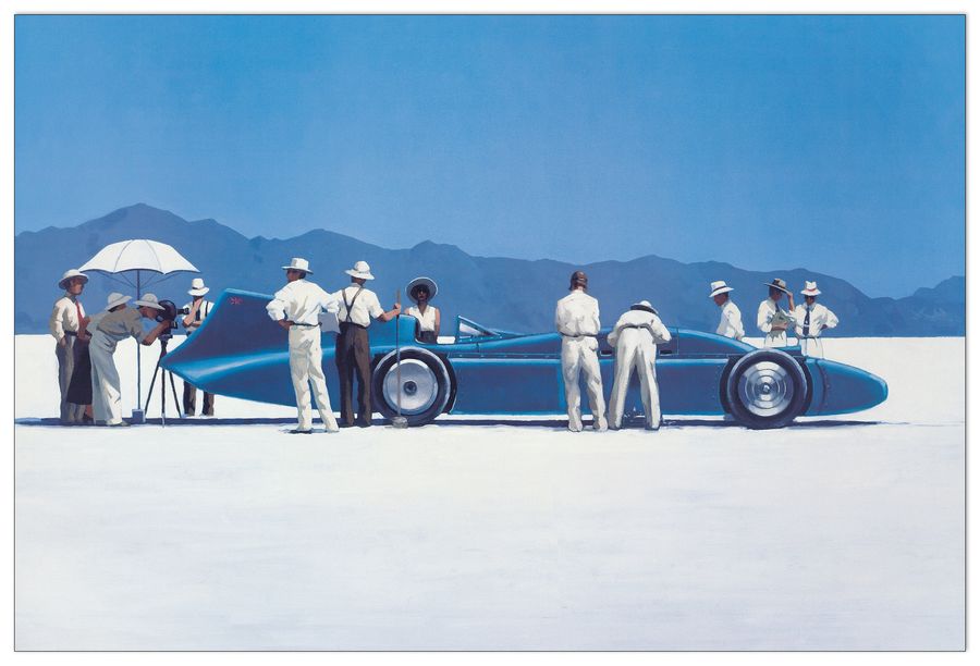Vettriano - Bluebird At Bonneville, Decorative MDF Panel (120x90cm)