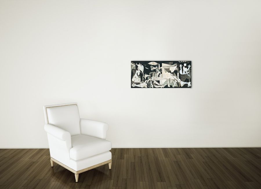 Picasso - Guernica, Decorative MDF Panel (100x50cm)