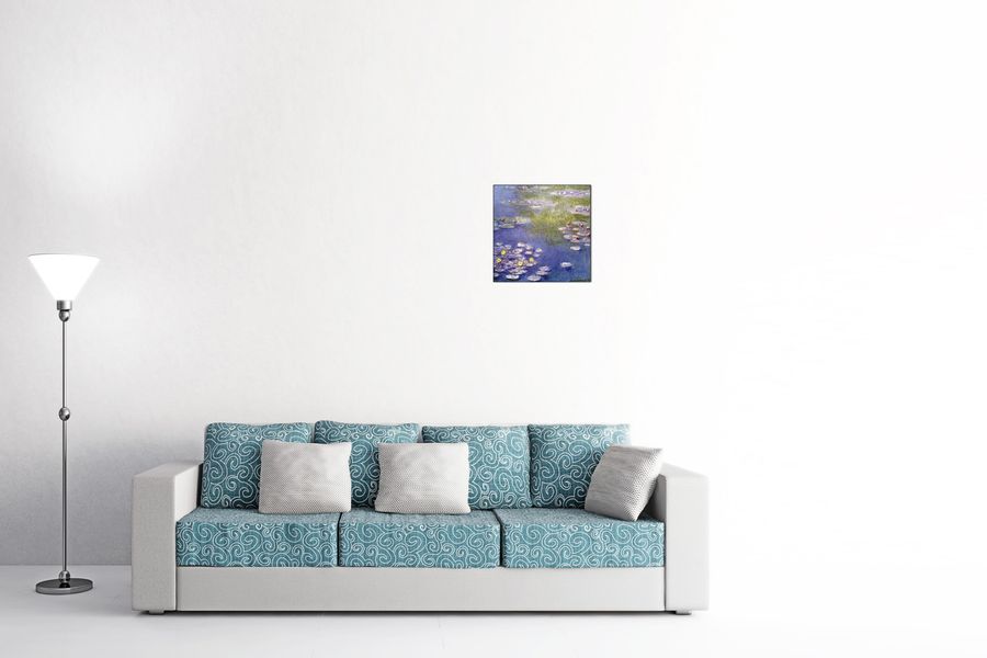 Monet Claude - Nympheas at Giverny, Decorative MDF Panel (30x30cm)