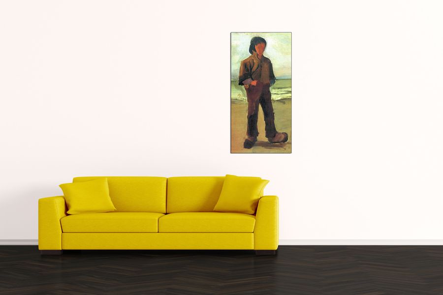 Van Gogh Vincent - Fisher on the shore, Decorative MDF Panel (50x100cm)