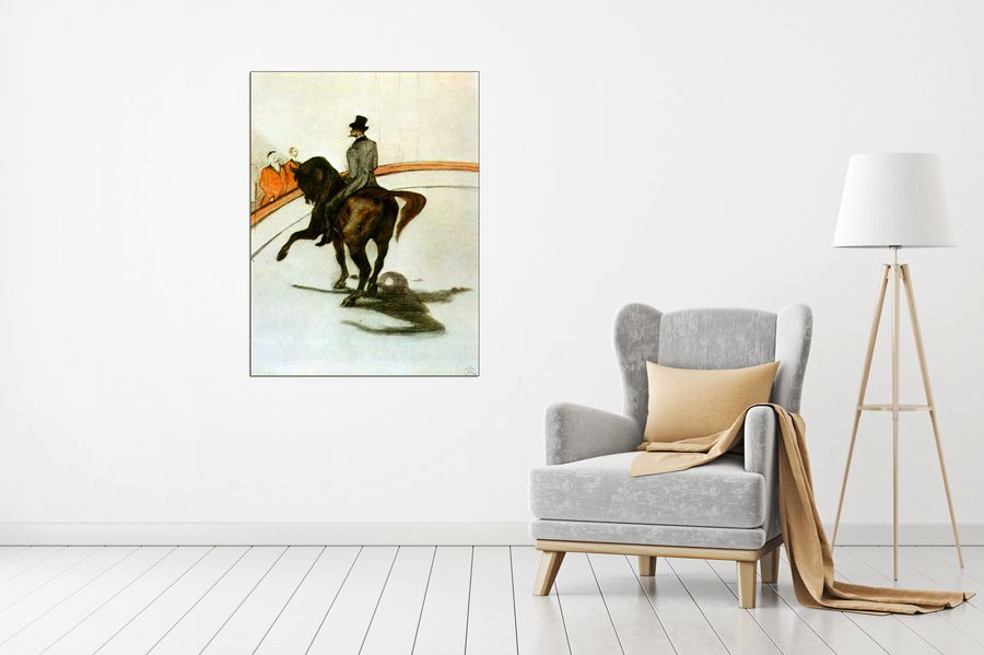 Toulouse-lautrec - Horse in the Ring , Decorative MDF Panel (60x80cm)