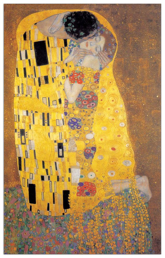Klimt - The Kiss, Decorative MDF Panel (62x100cm)