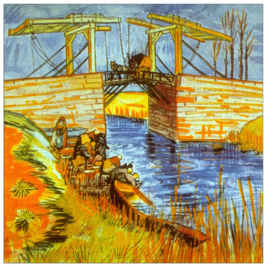 Van Gogh Vincent - Langlois, Decorative MDF Panel (100x100cm)