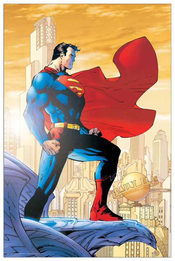 Jim Lee - Superman, Decorative MDF Panel (61x91cm)