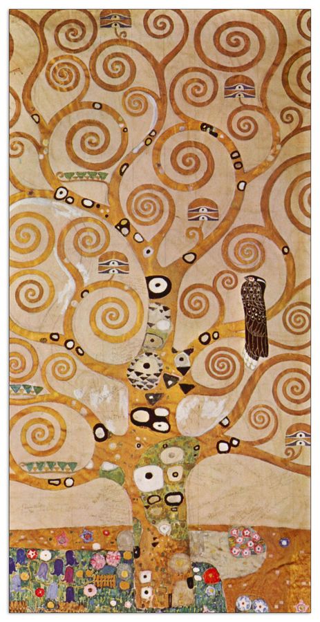 Klimt Gustav - Frieze II, Decorative MDF Panel (70x140cm)