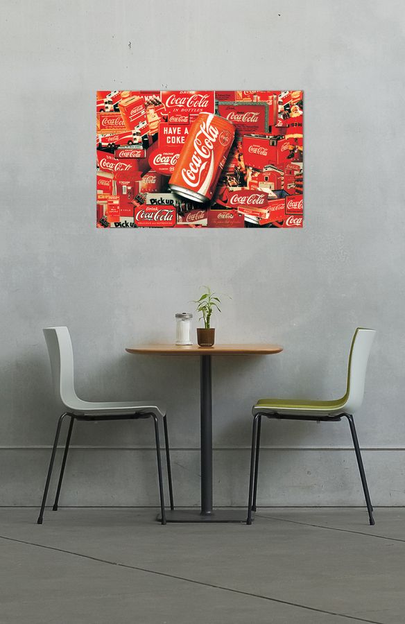 Null - Coca-Cola, Decorative MDF Panel (90x60cm)