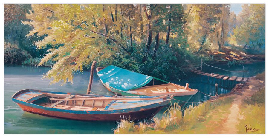 Galasso - Sotto Le Fronde, Decorative MDF Panel (100x50cm)