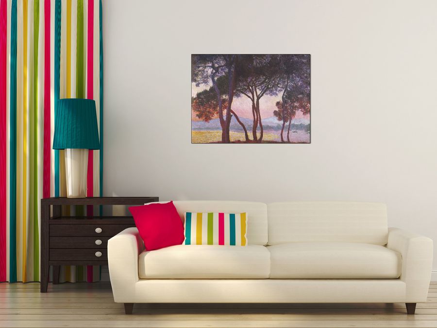 Monet Claude - Juan les Pins, Decorative MDF Panel (80x60cm)