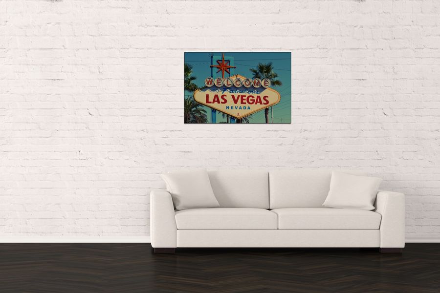Art Studio - Las Vegas, Decorative MDF Panel (90x60cm)