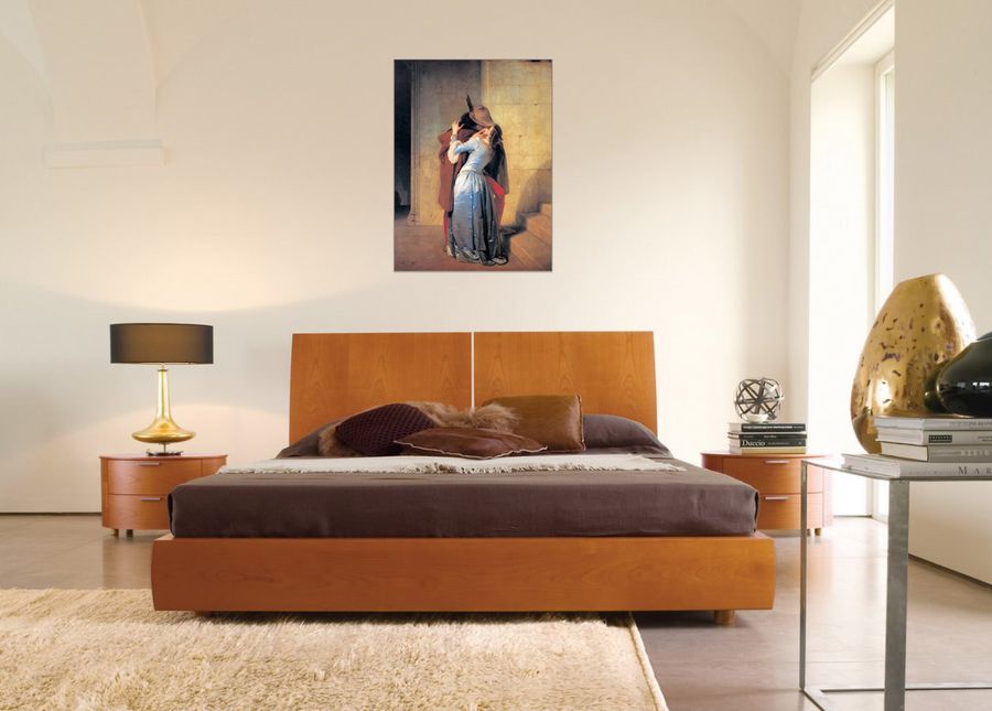 Hayez - Il bacio, Decorative MDF Panel (60x80cm)