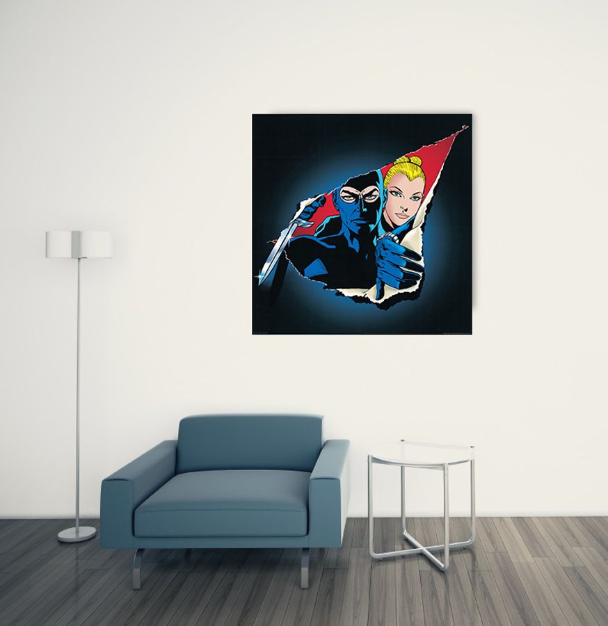 Facciolo - Il Pugnale, Decorative MDF Panel (80x80cm)