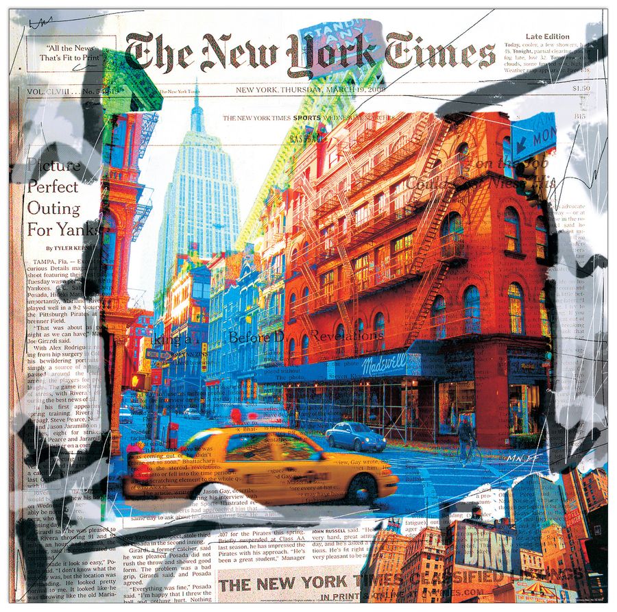 Mn.ff - Taxi, Decorative MDF Panel (70x70cm)