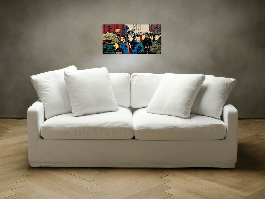 Pratt - Corto Lointain, Decorative MDF Panel (50x25cm)