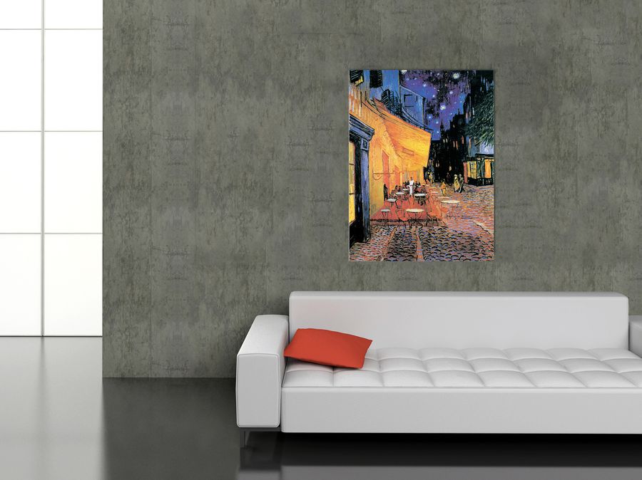 Van Gogh - Le Café de Nuit, Decorative MDF Panel (106x140cm)