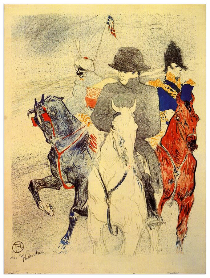 Toulouse-lautrec - Napoleon, Decorative MDF Panel (90x120cm)