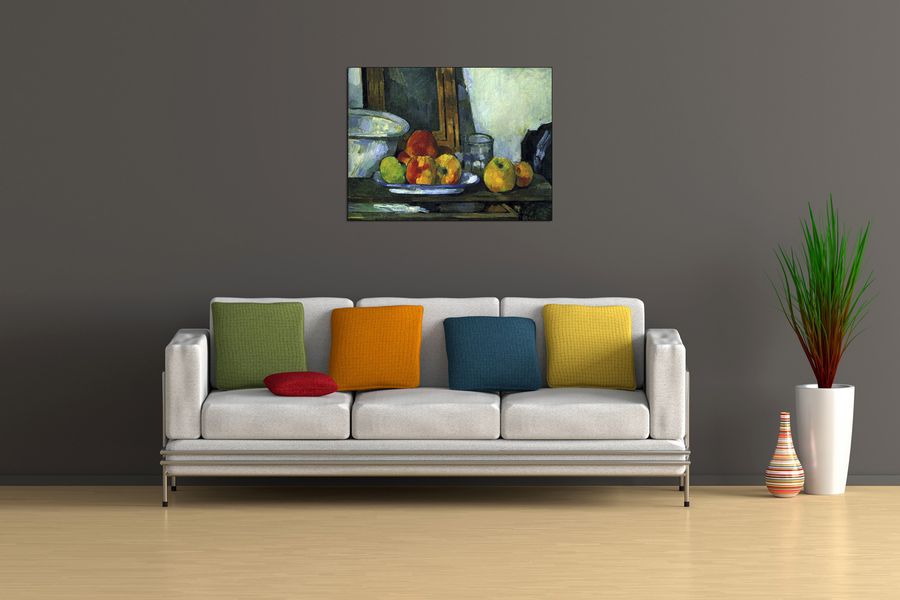Cezanne Paul - Still-life with an open drawer, Decorative MDF Panel (80x60cm)