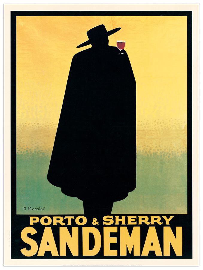 artopweb Massiot - Sandeman Porto & Sherry Decorative MDF Panel (60x80cm)