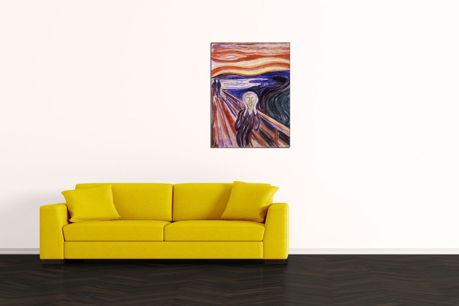 Munch Edvard - The Scream, Decorative MDF Panel (60x80cm)