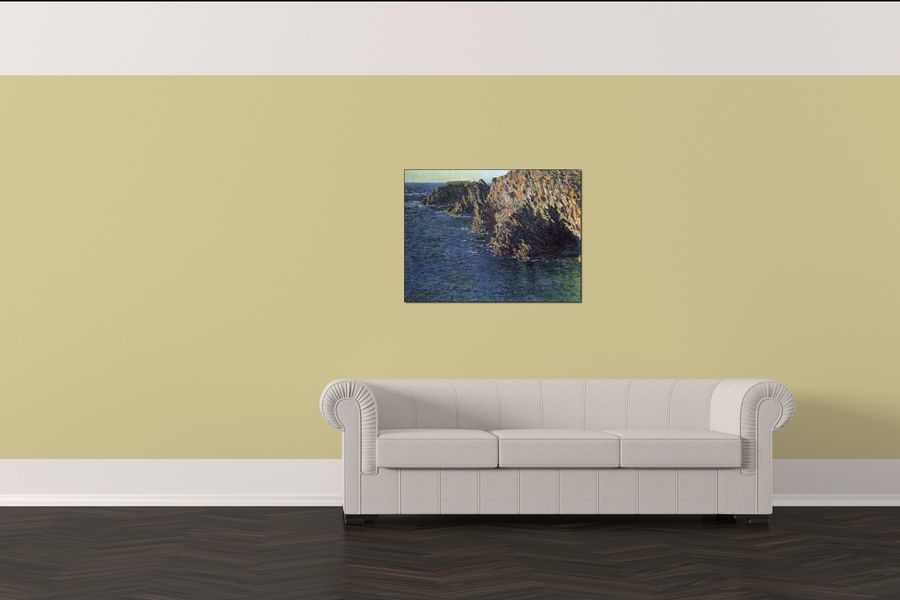 Monet Claude - Port-Domois, Decorative MDF Panel (80x60cm)