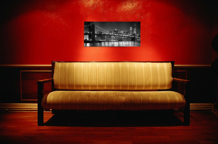 Silberman - Brooklin Bridge, Decorative MDF Panel (92x41cm)