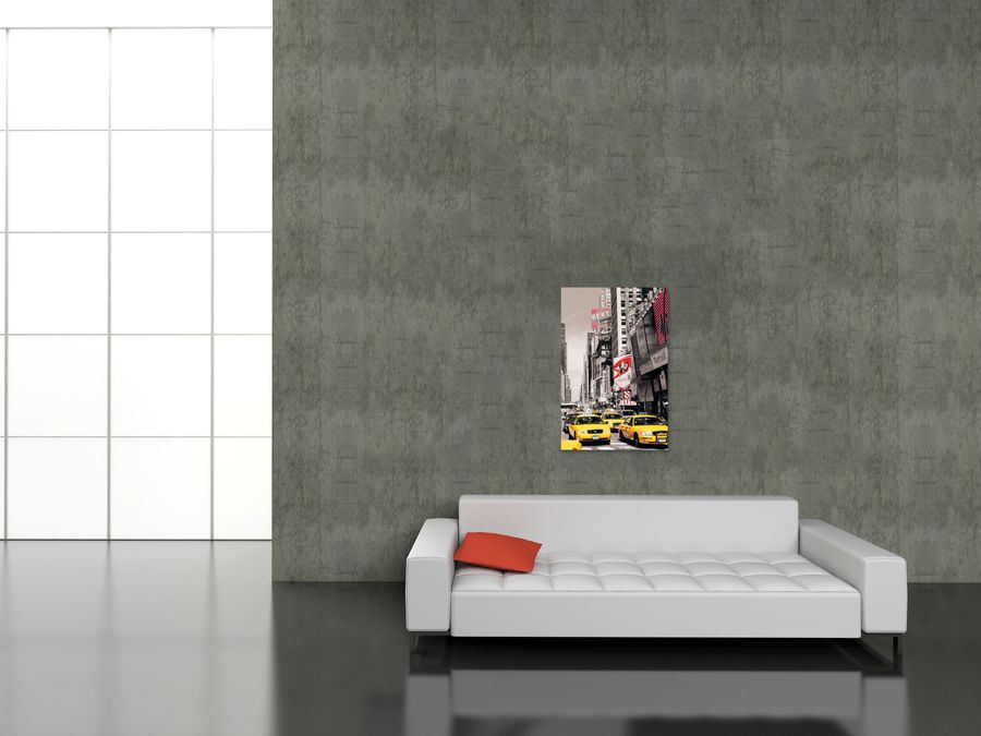 Photography Collection - Times Square, Decorative MDF Panel (115x175cm)