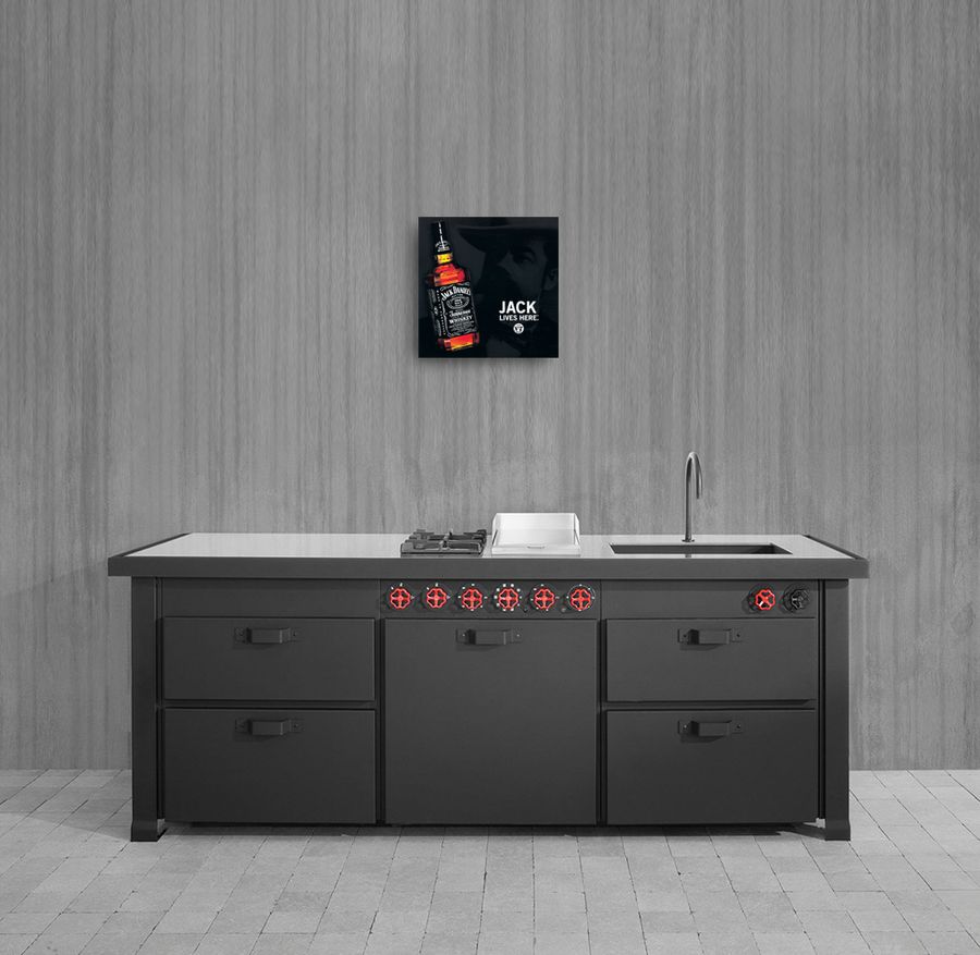 Anonymous - Jack Daniel's, Decorative MDF Panel (40x40cm)