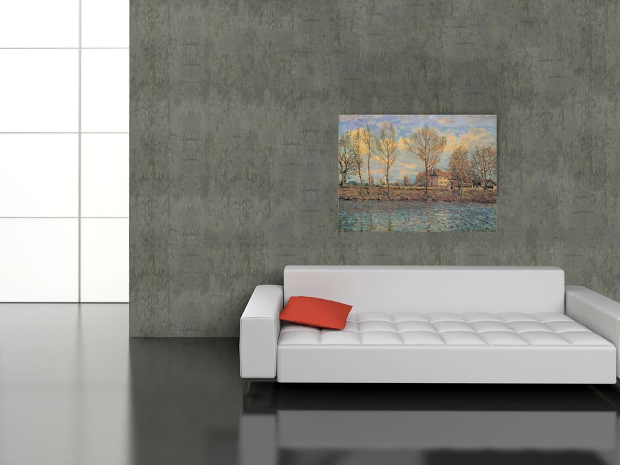 Sisley - La Grande Jatte, Decorative MDF Panel (140x104cm)