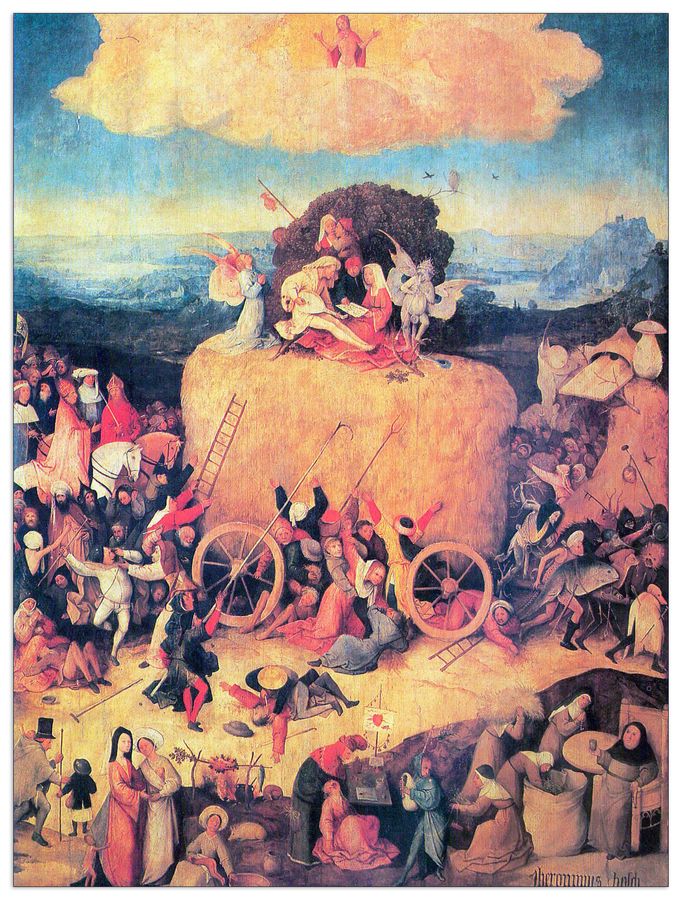 Bosch Hieronymus  - Central table, Decorative MDF Panel (60x80cm)