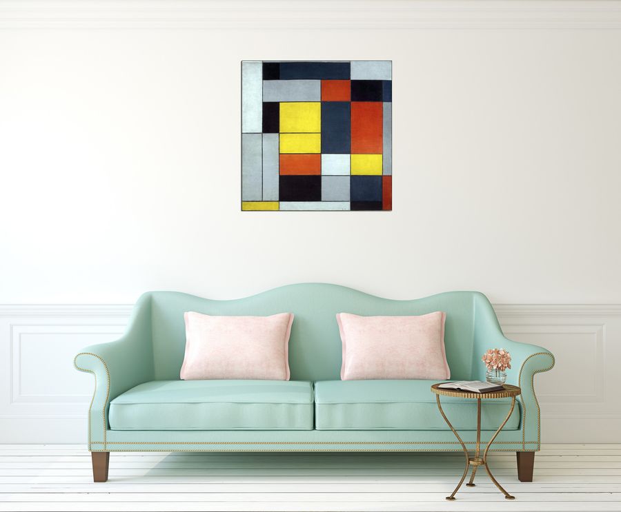 Piet Mondrian - 21 Artworks, Decorative MDF Panel (50x50cm)