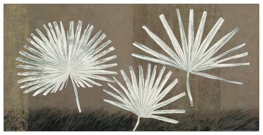 Peterson - Three Palmettos, Decorative MDF Panel (100x50cm)