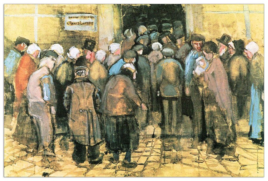 Van Gogh Vincent - The National Lottery, Decorative MDF Panel (90x60cm)