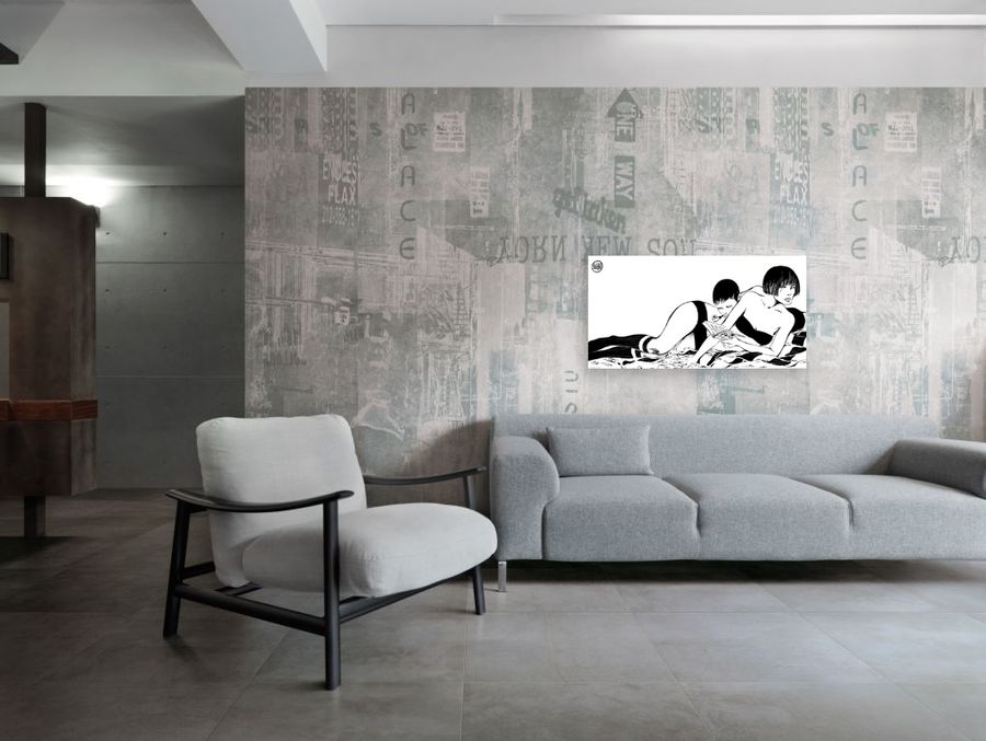 Crepax - Valentina: Insieme, Decorative MDF Panel (138x70cm)