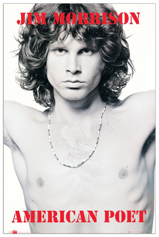 Null - Jim Morrison, American Poet, Decorative MDF Panel (60x90cm)