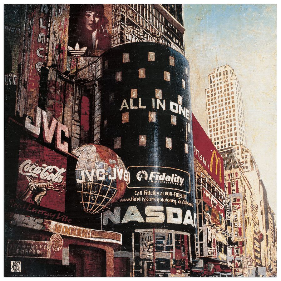 Arietti - Nasdaq Connection, Decorative MDF Panel (70x70cm)