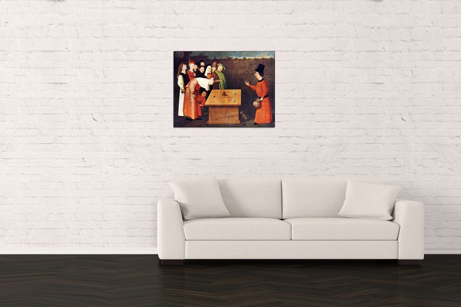 Bosch Hieronymus  - The magician, Decorative MDF Panel (80x60cm)