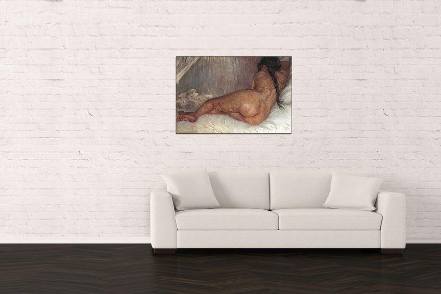 Van Gogh Vincent - Female Nude, Decorative MDF Panel (90x60cm)