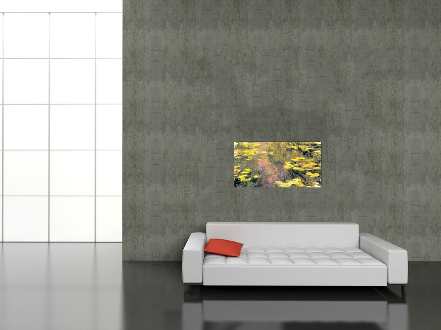 Monet - Ninfee, Decorative MDF Panel (140x73cm)