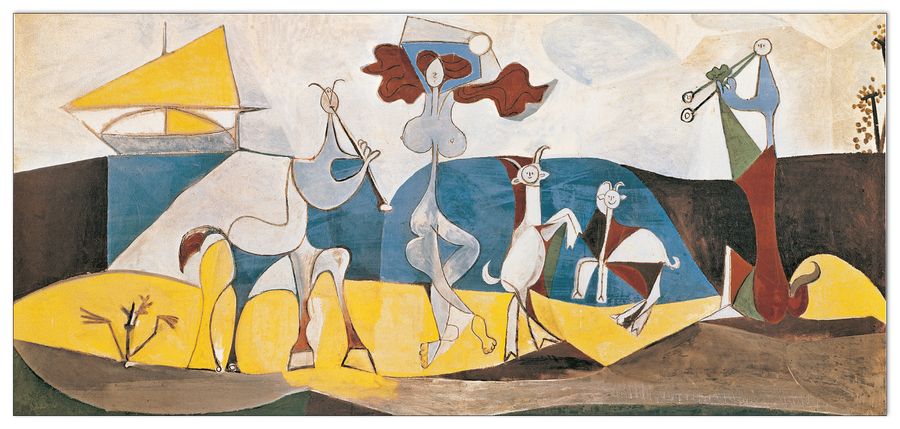 Picasso - La Joie De Vivre, Decorative MDF Panel (138x70cm)