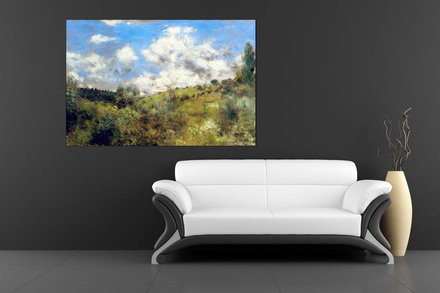 Renoir Pierre-auguste - Landscape, Decorative MDF Panel (135x90cm)