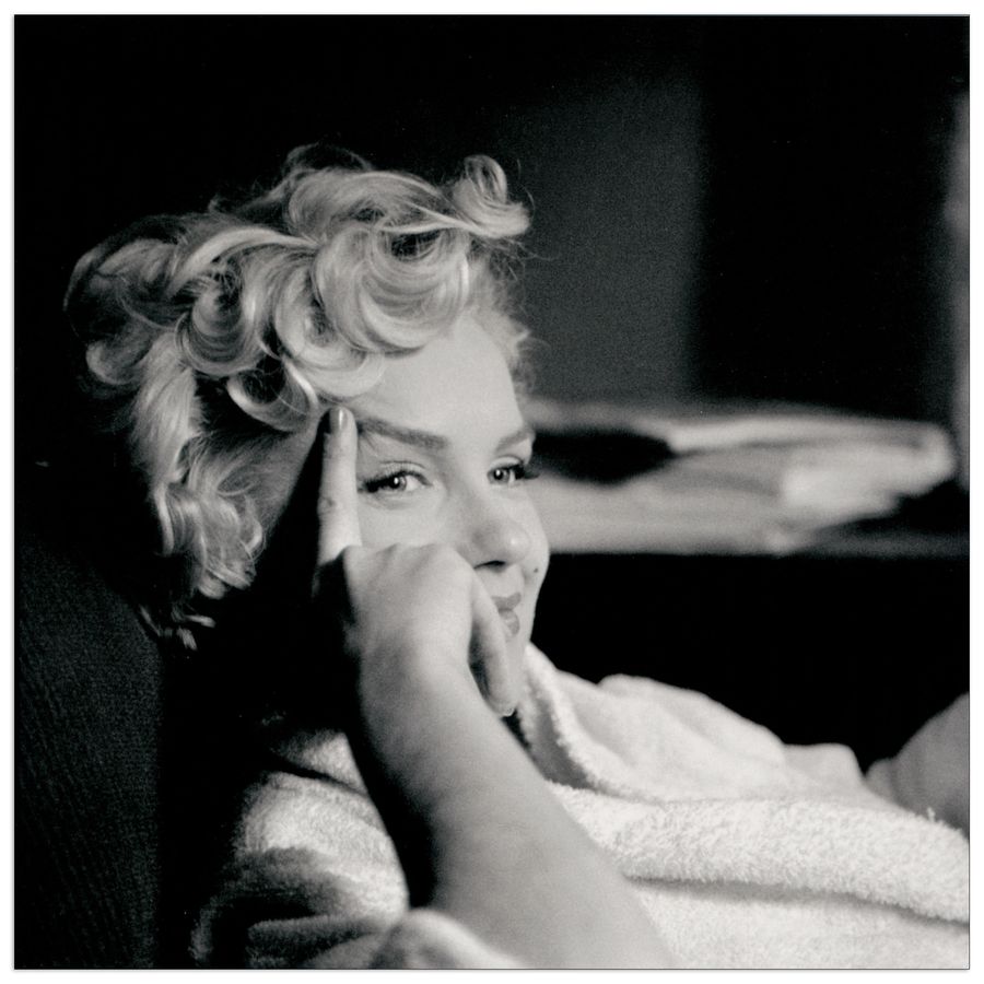 Erwitt - Marilyn Monroe, Decorative MDF Panel (27x27cm)