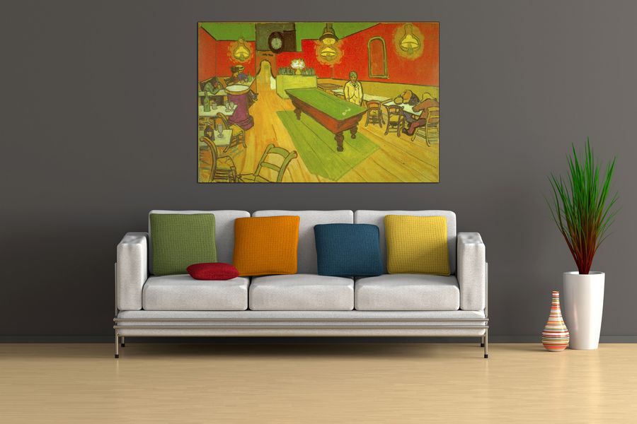 Van Gogh Vincent - Night Cafe II, Decorative MDF Panel (135x90cm)
