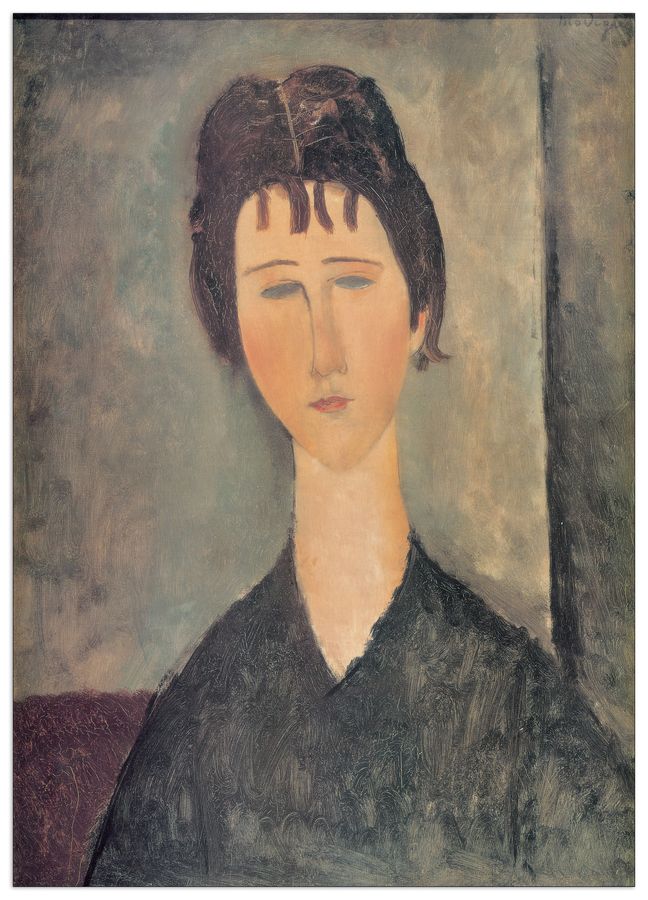 Modigliani - Femme Brune, Decorative MDF Panel (71x100cm)