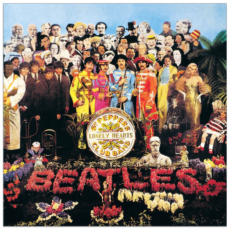 artopweb Anonymous - The Beatles - Sgt Pepper Decorative MDF Panel (40x40cm)