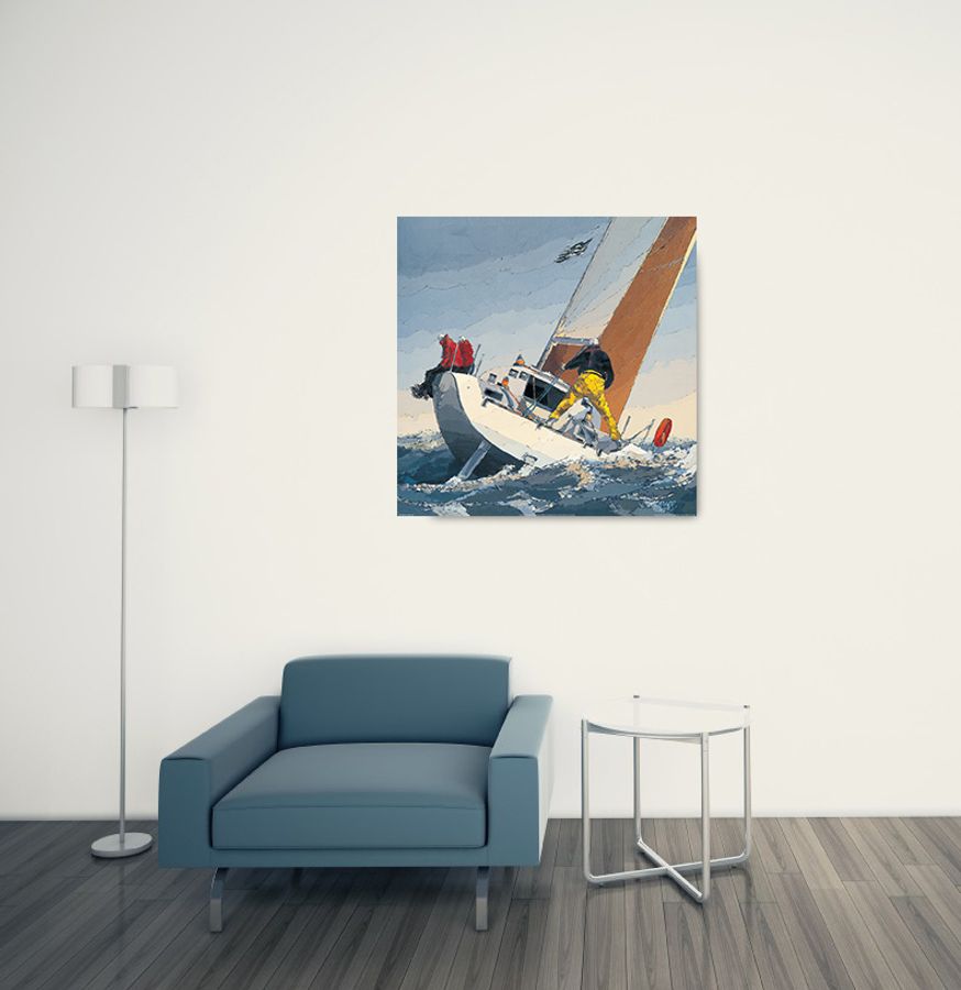 Dekeryver - Petite Brise, Decorative MDF Panel (70x70cm)