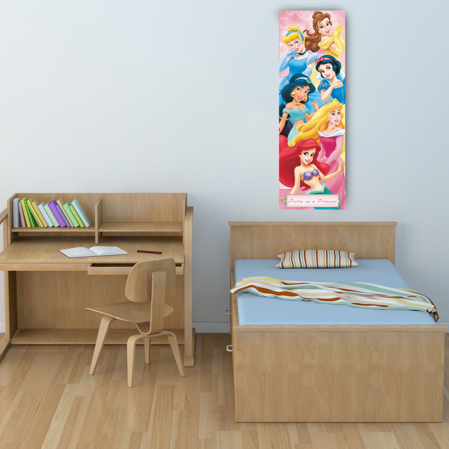 Disney - Principesse, Decorative MDF Panel (53x158cm)