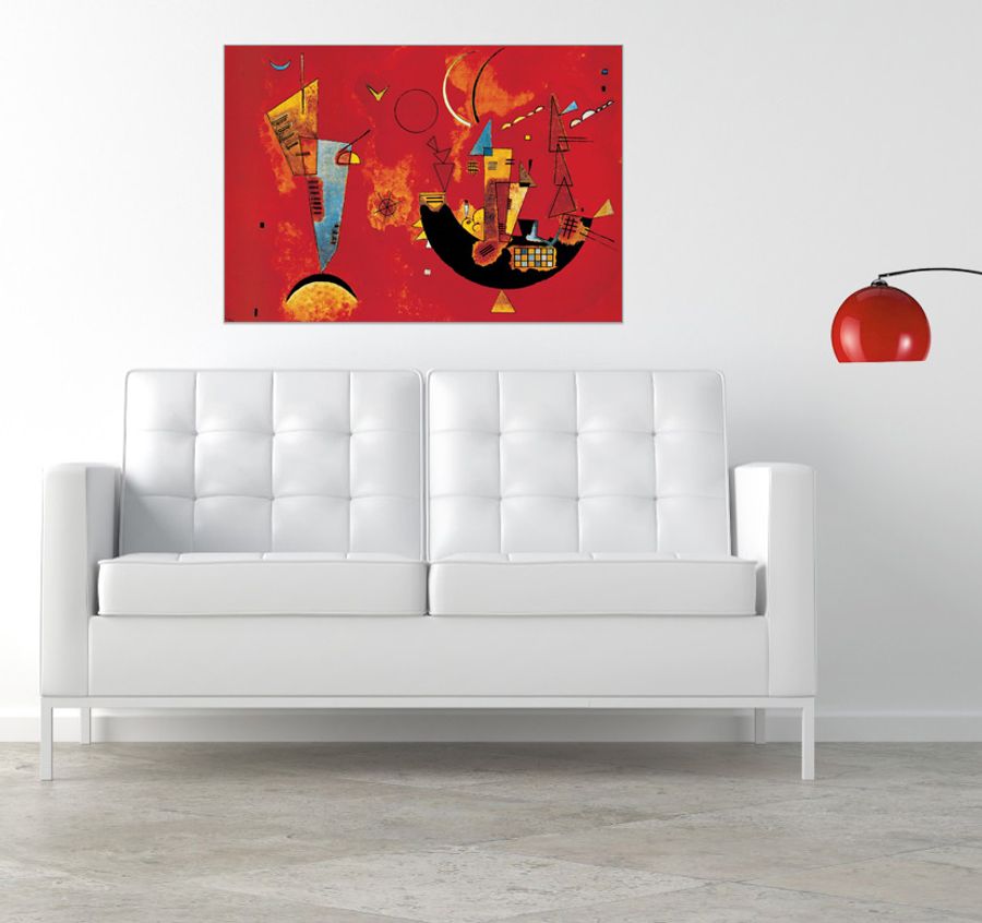 Kandinsky - Con E Contro, Decorative MDF Panel (80x60cm)