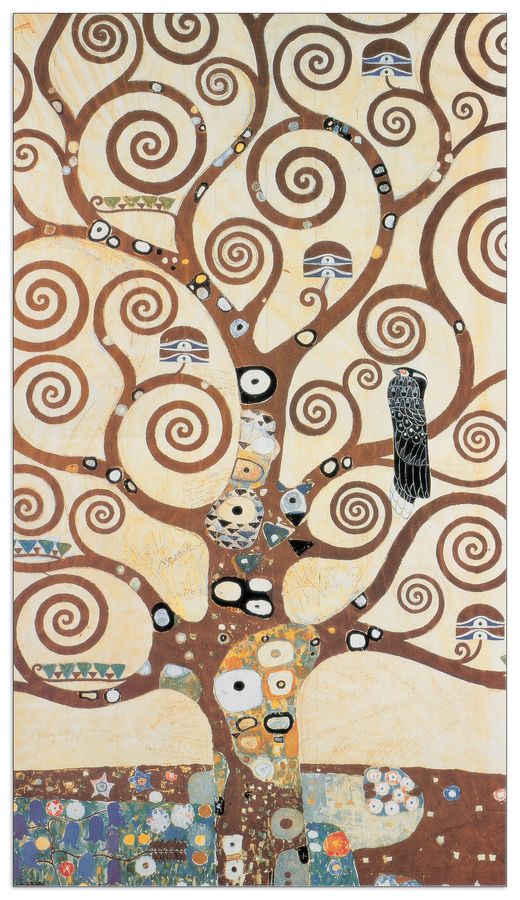 Klimt - The Free Of Life, Decorative MDF Panel (79x140cm)
