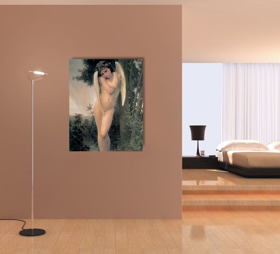 Bouguereau - Cupidon, Decorative MDF Panel (80x100cm)